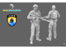 Blacksnake Model figurine UKS-01 Soldat Ukrainien Bataillon AZOV figurine 1 1/35