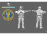 Blacksnake Model figurine UKS-04 Soldat Ukrainien Bataillon AZOV figurine 4 1/35