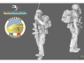 Blacksnake Model figurine FR-01 Soldat Français Opération Barkhane figurine 1 1/35
