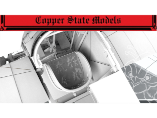 Copper State Models Avion A32-022 Coussin d'assise Nieuport 11/16 1/32