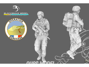 Blacksnake Model figurine FR-04 Soldat Français Opération Barkhane figurine 4 1/35