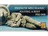 Copper State Models personel F32-048 Un mécanicien français au repos 1/32