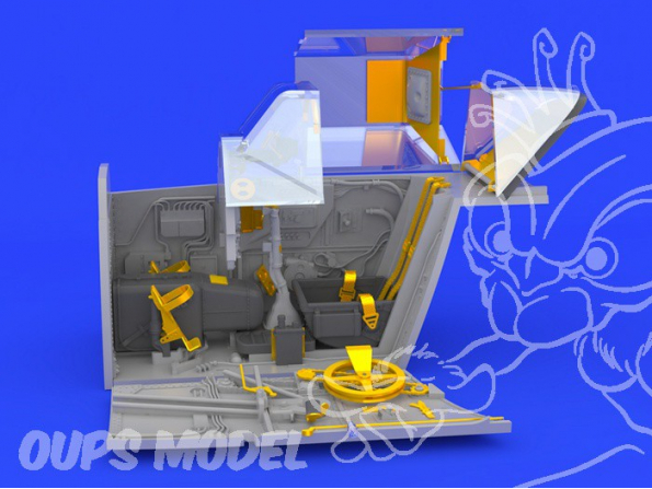 EDUARD Brassin super detaillage 632022 Cockpit Bf 109G-6 1/32