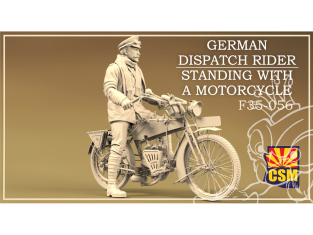 Copper State Models F35-056 Un estafette allemande avec une moto 1/35