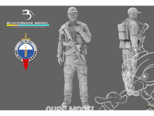 Blacksnake Model figurine SAS-01 Soldat Français 1er RPIMA figurine 1 1/35