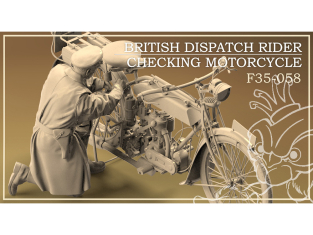 Copper State Models F35-058 Un estafette britannique vérifie une moto 1/35