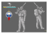 Blacksnake Model figurine SAS-03 Soldat Français 1er RPIMA figurine 3 1/35