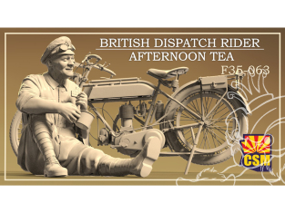 Copper State Models F35-063 Thé de l'après-midi du British Dispatch Rider 1/35