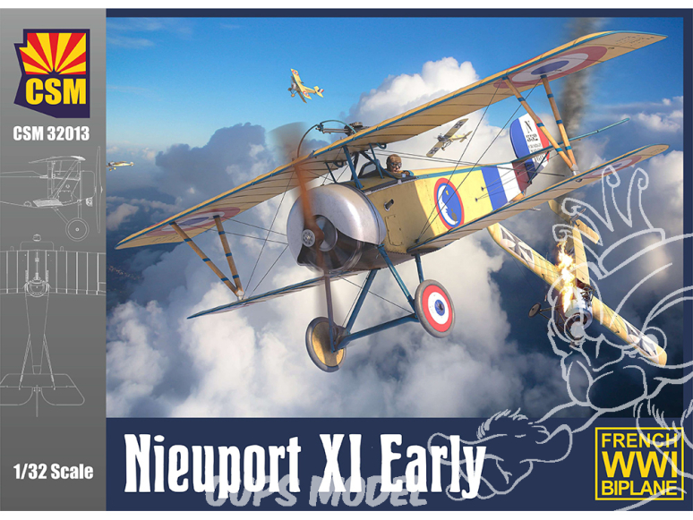 Copper State Models maquettes avions CSM32013 Nieuport XI Early 1/32