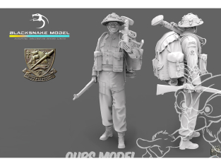 Blacksnake Model figurine K-05 Soldat Commando Kieffer figurine 5 Fusilier 1/35