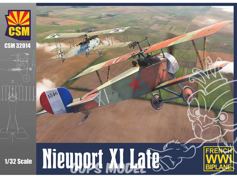 Copper State Models maquettes avions CSM32014 Nieuport XI Late 1/32