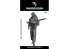 Blacksnake Model figurine K-10 Soldat Commando Kieffer figurine 10 Mitrailleur MG34 1/35