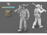 Blacksnake Model figurine K-11 Soldat Commando Kieffer figurine 11 Mitrailleur Bren 1/35