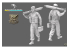 Blacksnake Model figurine K-12 Soldat Commando Kieffer figurine 12 Mitrailleur Vickers 1/35