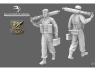 Blacksnake Model figurine K-12 Soldat Commando Kieffer figurine 12 Mitrailleur Vickers 1/35