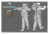 Blacksnake Model figurine K-14 Soldat Commando Kieffer figurine 14 Fusilier Trépied Vickers 1/35