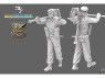 Blacksnake Model figurine K-14 Soldat Commando Kieffer figurine 14 Fusilier Trépied Vickers 1/35