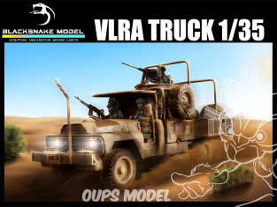 Blacksnake Model maquette militaire VLRA_01/35 ACMAT VLRA 4.25 1/35
