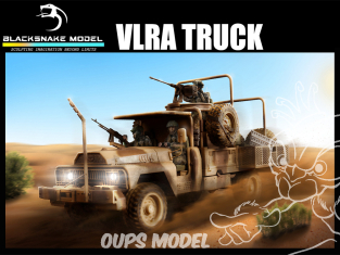 Blacksnake Model maquette militaire VLRA_01/48 ACMAT VLRA 4.25 1/48