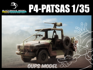 Blacksnake Model maquette militaire P4_01 P4 PATSAS Français 1/35