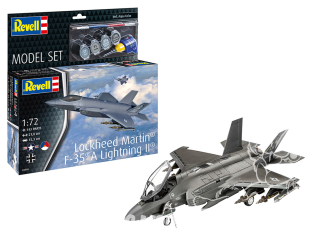 Revell maquette avion 63799 Model Set Maquette Lockheed Martin® F-35®A Lightning II® avec accessoires de base 1/72