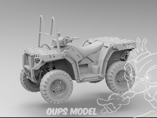 Blacksnake Model maquette militaire QUAD_01 Quad Polaris forces spéciales Françaises 1/35