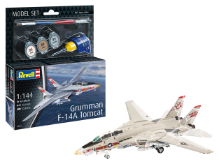 Revell maquette avion 63782 Model Set Grumman F-14A Tomcat avec accessoires de base 1/144