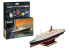 Revell maquette bateau 65806 Model Set Queen Elizabeth 2 vec accessoires de base 1/1200