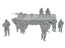 Blacksnake Model figurine PACK-01 Soldats Français Opération Barkhane 8 figurines 1/35