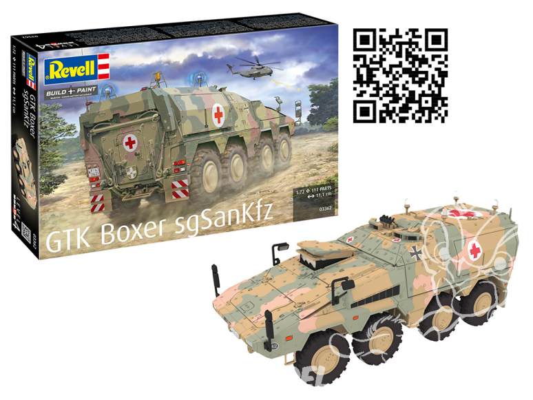 Revell maquette militaire 03362 GTK Boxer sgSANKfz 1/72
