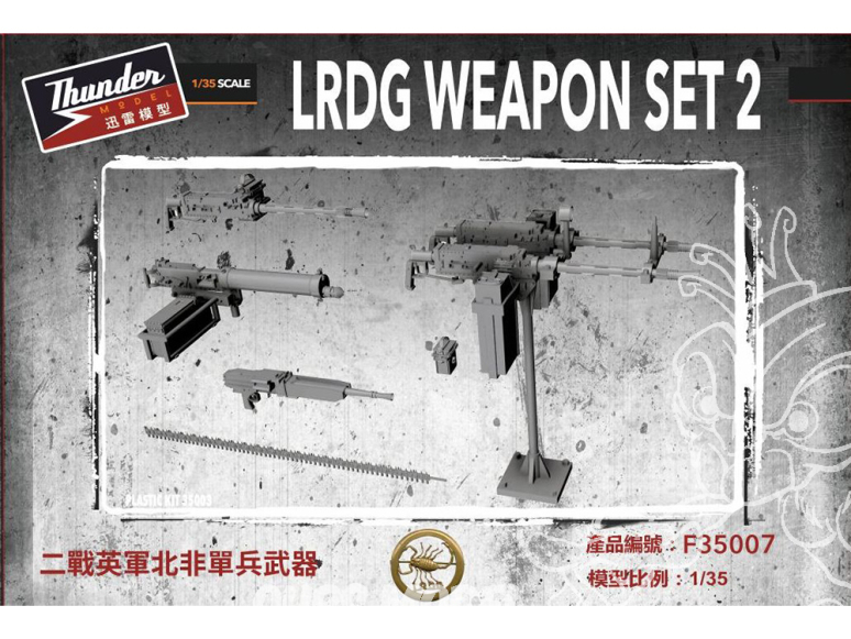 Thunder Model maquette militaire F35007 Ensemble d'armes LRDG 2 1/35