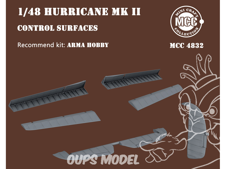 MCC Mini Craft Collection 4832 Gouvernes Hurricane Mk.II Arma Hobby 1/48
