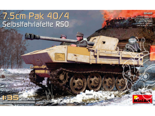 Mini Art maquette militaire 35483 7.5cm Pak 40/4. Selbstfahrlafette RSO 1/35