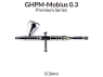 Gaahleri aérographe 40867 Série Premium GHPM-Mobius 0,3 mm
