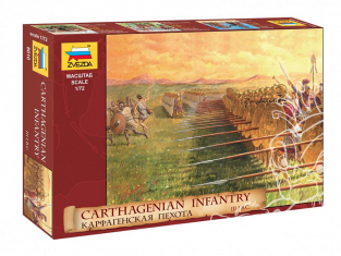 Zvezda maquette figurines 8010 Infanterie Carthagenoise 1/72