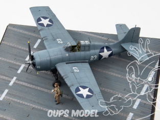 Laser Model Graver MA-23 Le pont d'un porte-avions d'escorte de classe Casablanca à l'échelle 1/72