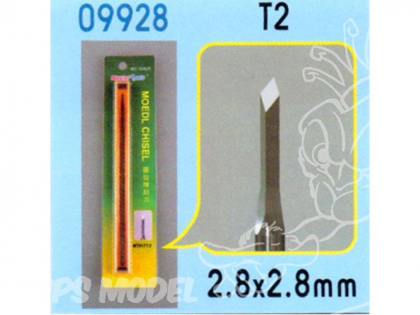 Trumpeter outillage bateau bois 09928 CISEAUX A BOIS POUR MODELISME - T2 (2.8 X 2.8mm)