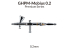 Gaahleri aérographe 40850 Série Premium GHPM-Mobius 0,2mm