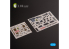 Kelik Decals 3D K72152 Autocollants 3D intérieurs F-14B pour kit GWH 1/72