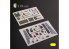 Kelik Decals 3D K32015 Autocollant 3D intérieur P-51D Mustang pour kit Tamiya 1/32