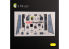 Kelik Decals 3D K32015 Autocollant 3D intérieur P-51D Mustang pour kit Tamiya 1/32