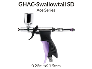 Gaahleri aérographe 43011 GHAC-Swallowtail SD Ace Series 0,28mm & 0,5mm