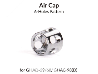 Gaahleri aérographe 40263 Capuchon d'air 6 trous pour GHAD39/68 / GHPM-MOBIUS / GHAC-98D