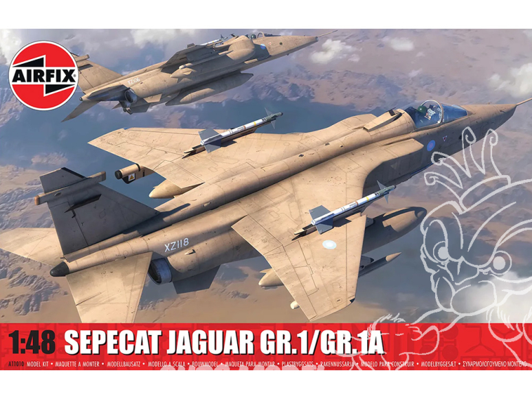 Airfix maquette avion A11010 SEPECAT Jaguar GR.1 / GR.1A 1/48
