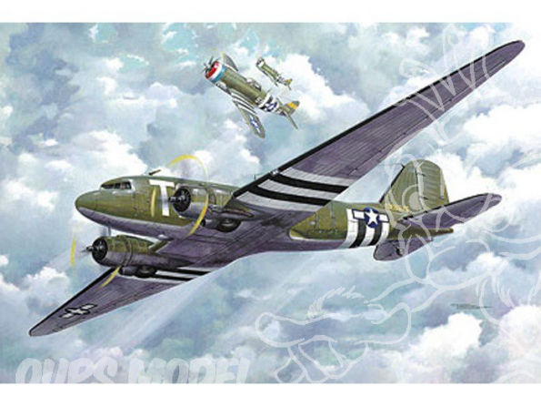 RODEN maquettes avion 308 DOUGLAS C-47 "SKYTRAIN" 1944 1/144