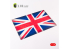 Kelik KS48030 Drapeau du Royaume-Uni Acrylique 3 mm (410 x 270 mm) (410 g) 1/48