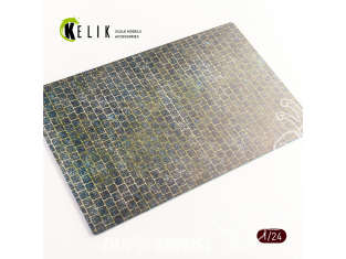Kelik KS24011 Route pavée des années 1910-1930 Base Acrylique 3 mm (280 x 180 mm) (170 g) (210 g) 1/24