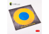 Kelik KS48024 Cocarde Ukraine « Gloire aux défenseurs » Acrylique 3 mm 240 x 240 mm 190 g 1/72 1/48