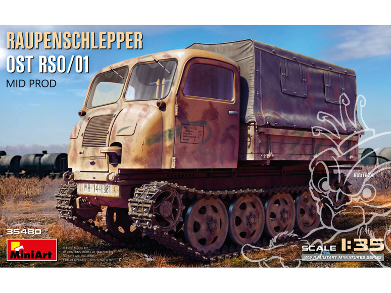 Mini Art maquette militaire 35480 RAUPENSCHLEPPER OST RSO/01 MID PRODUCTION 1/35
