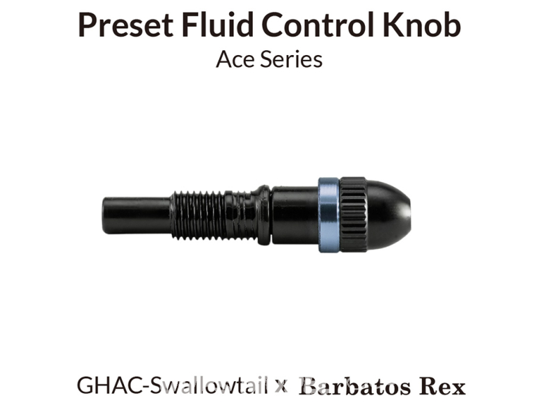 Gaahleri aérographe 41352 Bouton de contrôle de fluide préréglé pour Swallowtail-Rex Ace Series